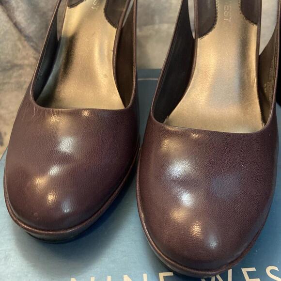 Nine West Women's Purple Heels, Size 8 EUC - Picture 4 of 8